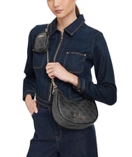 GUESS GIRL Bolso de hombro con correa de cadena jetbla - Bolsos Mujer - 2