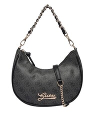GUESS GIRL Bolso de hombro con correa de cadena jetbla - Bolsos Mujer - 6