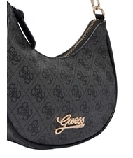 GUESS GIRL Bolso de hombro con correa de cadena jetbla - Bolsos Mujer - 7
