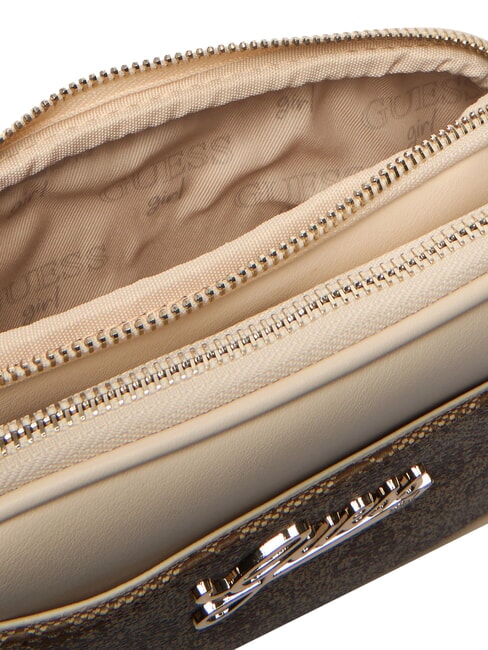 GIRL MINI ME Minibolso de hombro 4g aop beige blanco - Bolsos Mujer