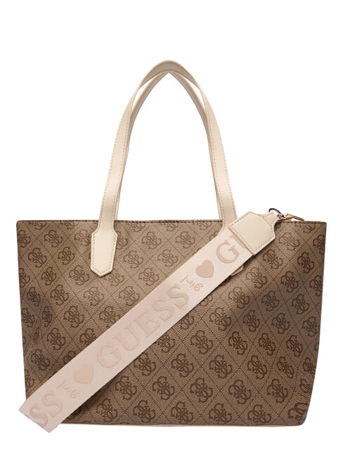 GIRL MINI ME Bolso de hombro con correa para el hombro. 4g aop beige blanco - Bolsos Mujer