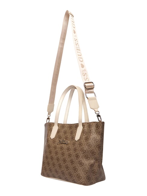 GIRL MINI ME Bolso de hombro con correa para el hombro. 4g aop beige blanco - Bolsos Mujer