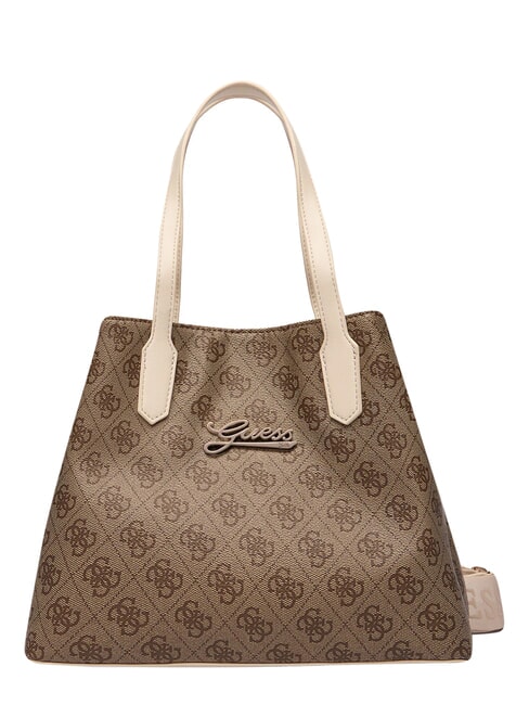 GIRL MINI ME Bolso de hombro con correa para el hombro. 4g aop beige blanco - Bolsos Mujer