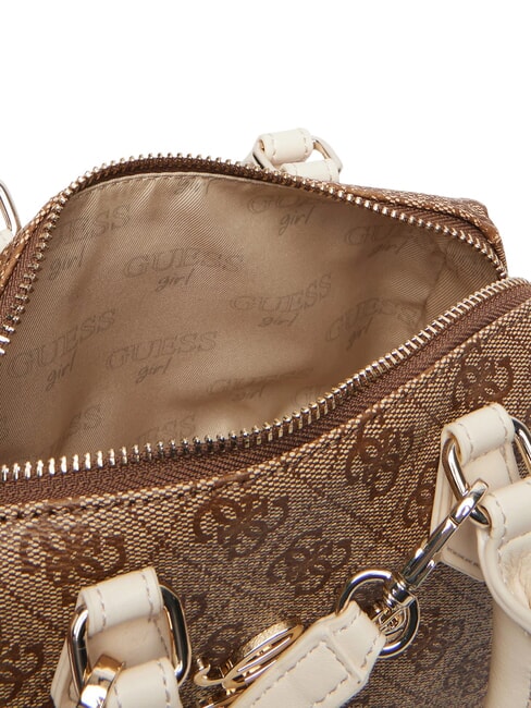 GIRL MINI ME Minibolso con correa para el hombro 4g aop beige blanco - Bolsos Mujer