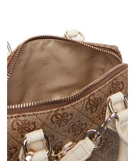 GUESS GIRL MINI ME Minibolso con correa para el hombro 4g aop beige blanco - Bolsos Mujer - 5