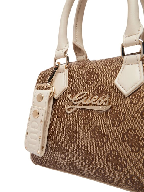 GIRL MINI ME Minibolso con correa para el hombro 4g aop beige blanco - Bolsos Mujer