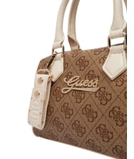 GUESS GIRL MINI ME Minibolso con correa para el hombro 4g aop beige blanco - Bolsos Mujer - 6