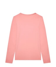 GUESS KIDS Camiseta de manga larga con pedrer&iacute;a dulce rosa - Camiseta ni&ntilde;o - 2