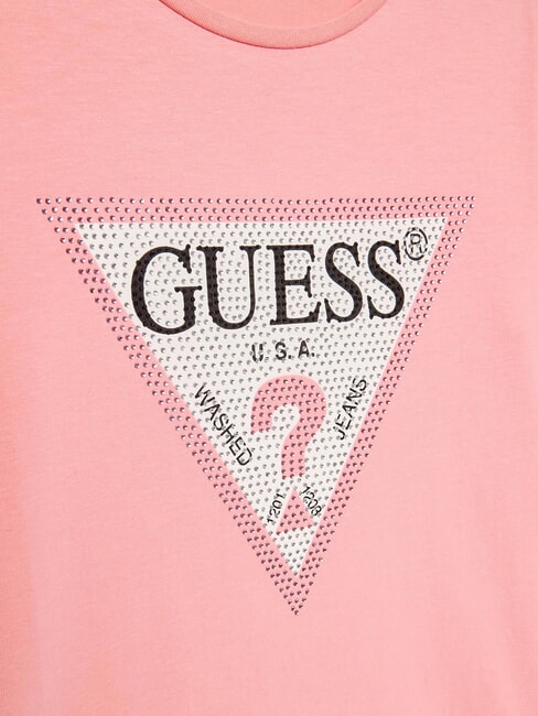 KIDS Camiseta de manga larga con pedrer&iacute;a dulce rosa - Camiseta ni&ntilde;o