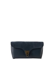 COCCINELLE DOUBLE BEAT WAX Bolso de hombro con correa para el hombro. azul medianoche - Bolsos Mujer - 3