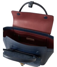 COCCINELLE DOUBLE BEAT WAX Bolso de hombro con correa para el hombro. azul medianoche - Bolsos Mujer - 4