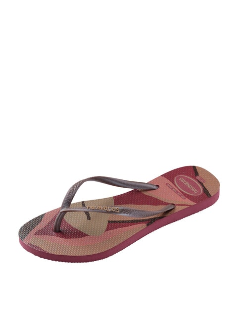 PALETTE GLOW Chancletas amaranto - Zapatos Mujer