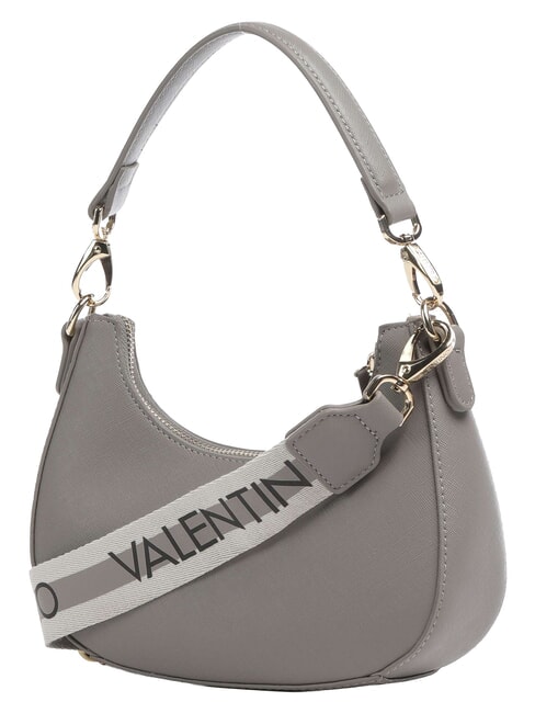 ZERO RE Bolso de hombro con correa de hombro con logotipo gris - Bolsos Mujer