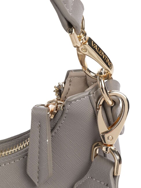 ZERO RE Bolso de hombro con correa de hombro con logotipo gris - Bolsos Mujer