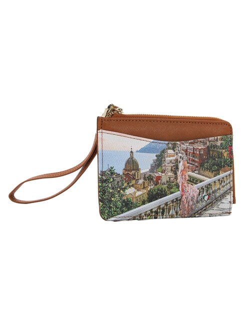 YESBAG Tarjetero con cremallera y pulsera costa de ensue&ntilde;o - Carteras Mujer