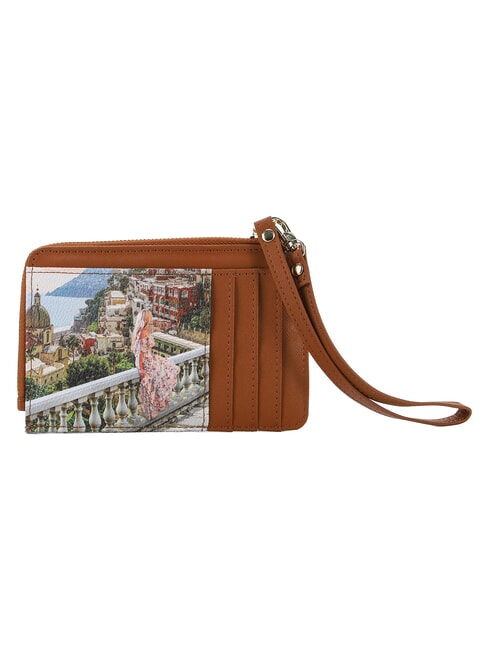 YESBAG Tarjetero con cremallera y pulsera costa de ensue&ntilde;o - Carteras Mujer