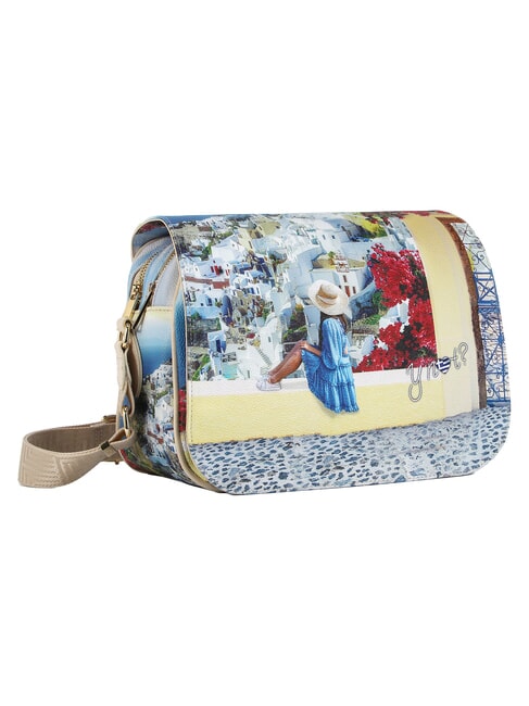YESBAG Bolso de hombro con dos compartimentos. verano griego - Bolsos Mujer