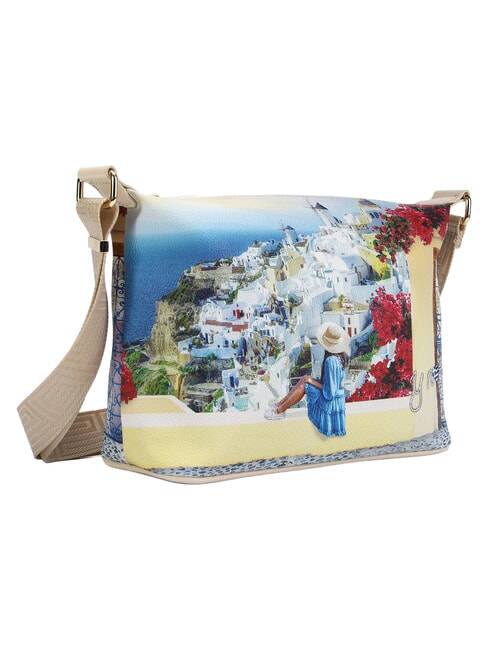 YESBAG Bolso de hombro tipo hobo verano griego - Bolsos Mujer