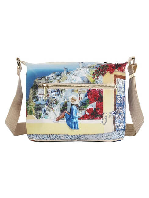 YESBAG Bolso de hombro tipo hobo verano griego - Bolsos Mujer
