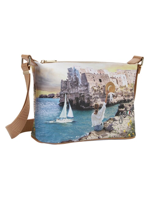 YESBAG Bolso de hombro tipo hobo costa de Polignano - Bolsos Mujer