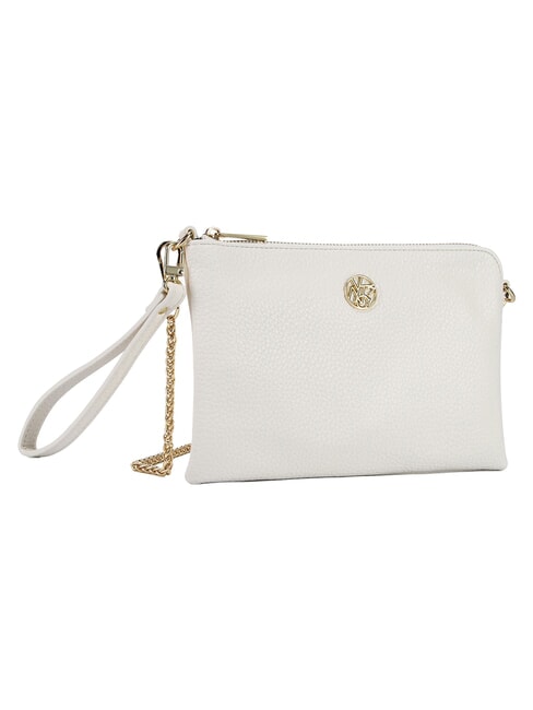HAPPY Bolso de mano con correa para el hombro y correa para la mu&ntilde;eca. blanco - Bolsos Mujer