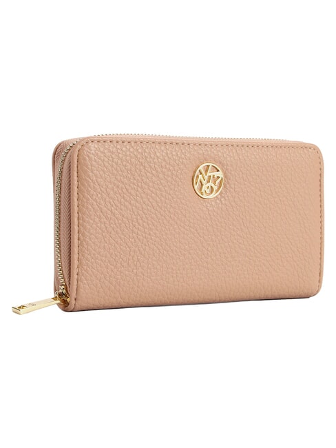 HAPPY Cartera grande con cremallera. rubor - Carteras Mujer
