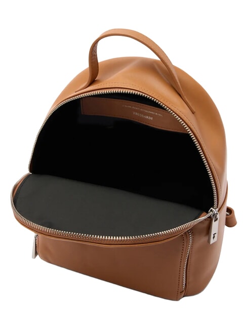 SOCIETY Mochila de cuero nuevo brandy - Bolsos Mujer