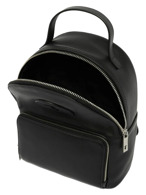 SOCIETY Mochila de cuero negro - Bolsos Mujer