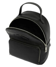 TRUSSARDI SOCIETY Mochila de cuero negro - Bolsos Mujer - 3