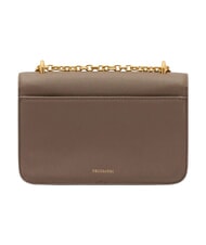 TRUSSARDI CAMEO Minibolso de hombro, de piel. color topo desierto - Bolsos Mujer - 3