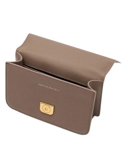 CAMEO Minibolso de hombro, de piel. color topo desierto - Bolsos Mujer