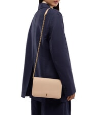 TRUSSARDI RIVETTO Minibolso de hombro, de piel. desnudo - Bolsos Mujer - 2