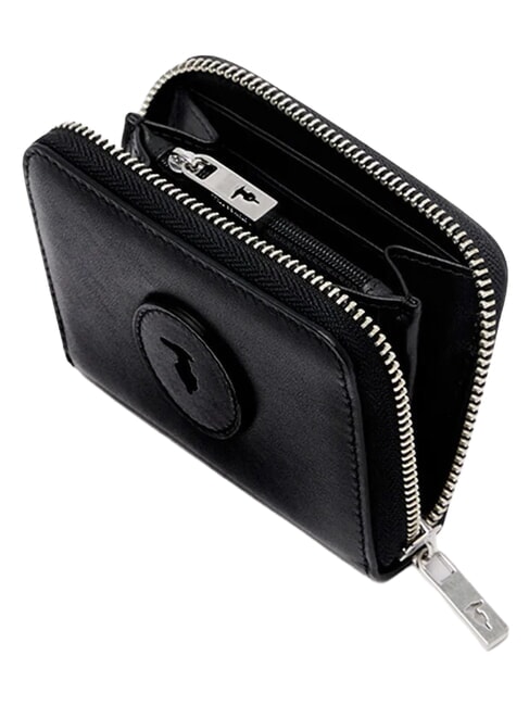 SOCIETY Cartera de cuero negro - Carteras Mujer
