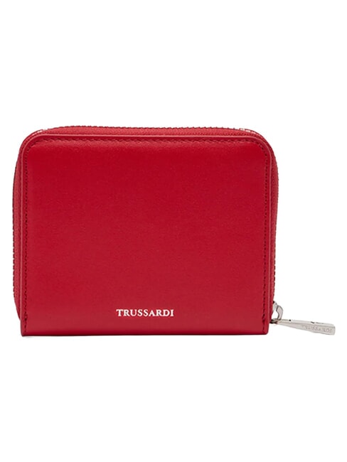 SOCIETY Cartera de cuero rojo - Carteras Mujer