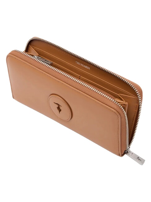SOCIETY Cartera con cremallera nuevo brandy - Carteras Mujer