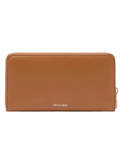 SOCIETY Cartera con cremallera nuevo brandy - Carteras Mujer