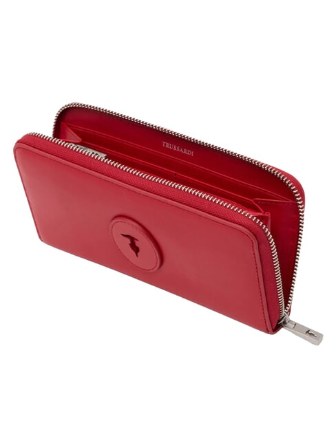 SOCIETY Cartera con cremallera rojo - Carteras Mujer