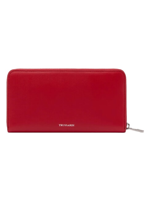 SOCIETY Cartera con cremallera rojo - Carteras Mujer