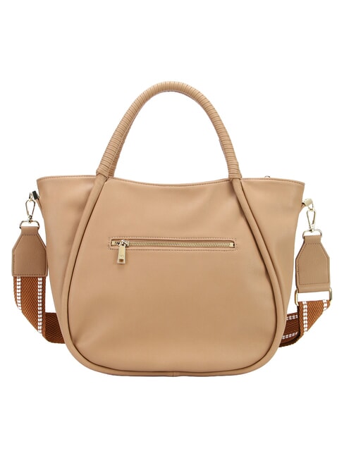 FANTASY Bolso de mano con correa para el hombro. arena - Bolsos Mujer