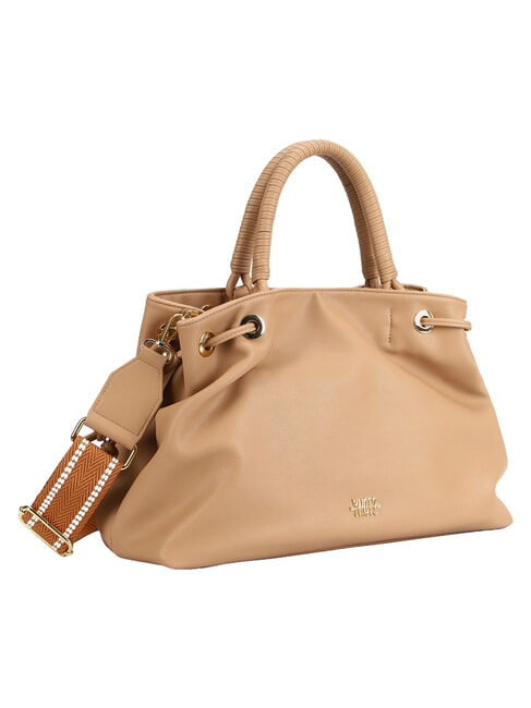 FANTASY Bolso de mano con correa para el hombro. arena - Bolsos Mujer