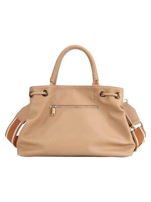 FANTASY Bolso de mano con correa para el hombro. arena - Bolsos Mujer