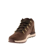 TIMBERLAND SPRINT TREKKER MID  Botines de piel  nobuk marr&oacute;n oscuro negro - Zapatos Hombre - 3