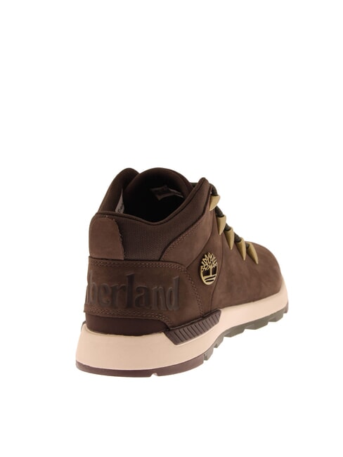 SPRINT TREKKER MID  Botines de piel  nobuk marr&oacute;n oscuro negro - Zapatos Hombre