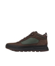 TIMBERLAND FIELD TREKKER Zapatillas nobuk marr&oacute;n oscuro verde oscuro - Zapatos Hombre - 3