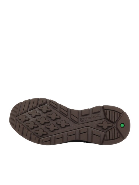FIELD TREKKER Zapatillas nobuk marr&oacute;n oscuro verde oscuro - Zapatos Hombre