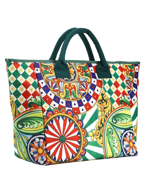 MODICA Bolso de playa, de mano kiwi - Bolsos Mujer