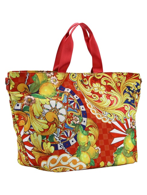 MODICA Bolso de compras de hombro, con correa para el hombro. cereza - Bolsos Mujer