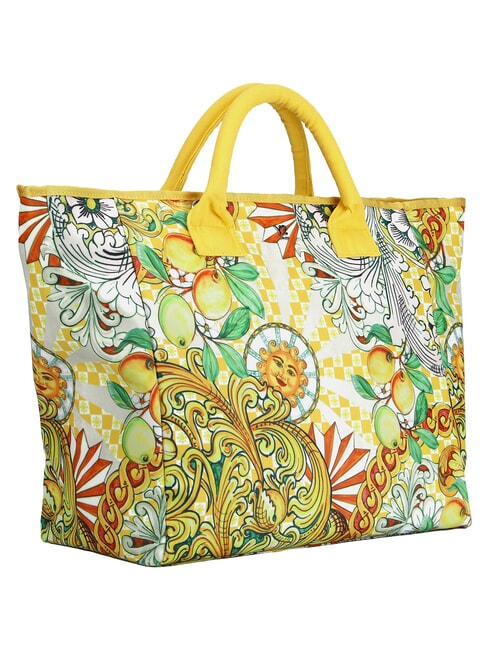 MODICA Bolso de playa, de mano lim&oacute;n - Bolsos Mujer