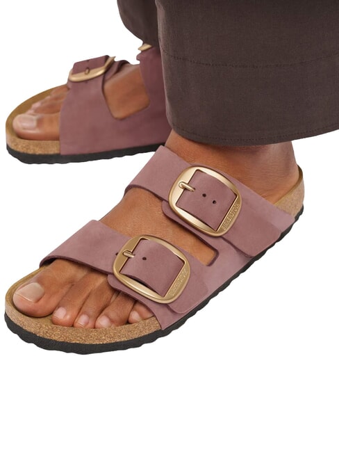 ARIZONA BIG BUCKLE Zapatilla de sandalia pimienta - Zapatos Mujer