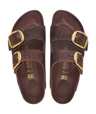 BIRKENSTOCK ARIZONA BIG BUCKLE HEX Sandalias tipo zapatilla de cuero engrasado habana - Zapatos Mujer - 3
